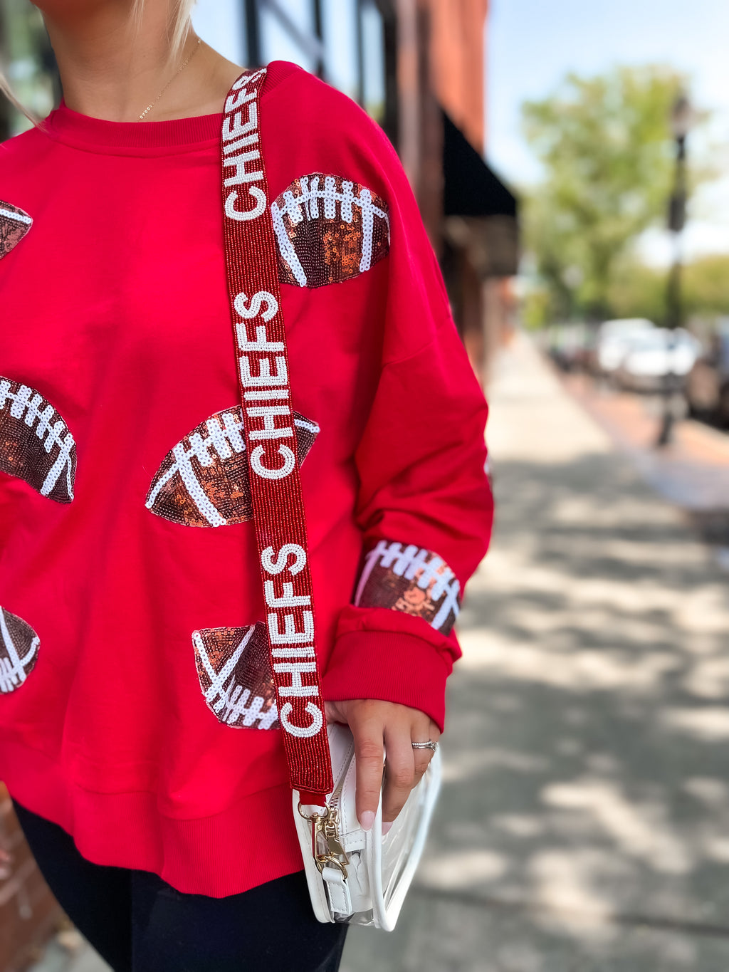 Beaded Purse Straps Chiefs Anchora Bella Boutique