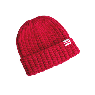 KC Knitted Beanie - Red