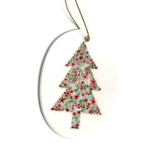 Ornament - Christmas Tree Floral