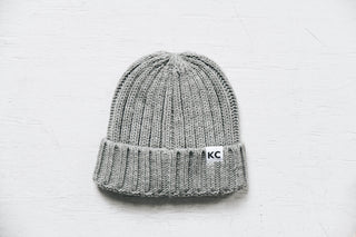 KC Knitted Beanie - Grey