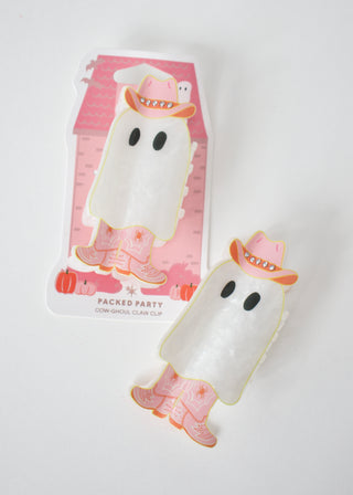 Cow-Ghoul Ghost Hair Claw Clip