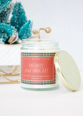 9oz Soy Candle - Merry and Bright