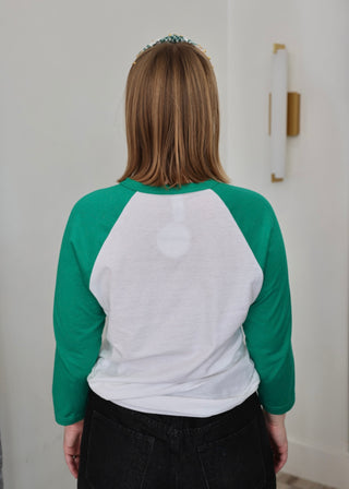 Shiny Shamrock Raglan
