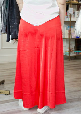 Northpointe Midi Skirt - Red