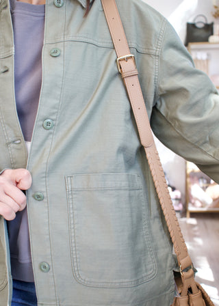 On The Road Twill Jacket - Hunter Green