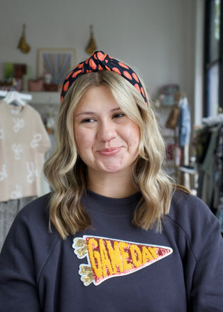 Football Knotted Headband