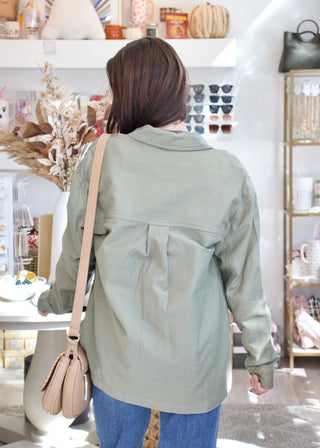 On The Road Twill Jacket - Hunter Green