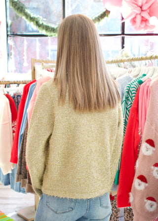 Luciana Cardigan Sweater - Gold