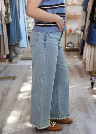 Holly High Rise Denim - Sunset Blues
