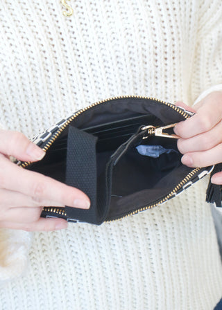 Emma Woven Clutch Wristlet