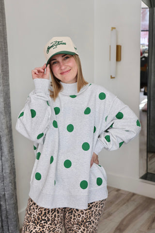 Lucky 2-Sided Mock Sweatshirt