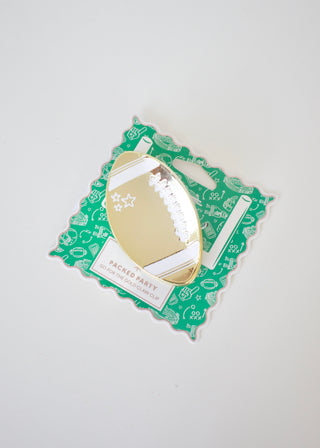 Go For the Gold Football Claw Clip