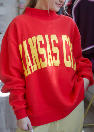 Kansas City 2-Sided Mock Sweatshirt