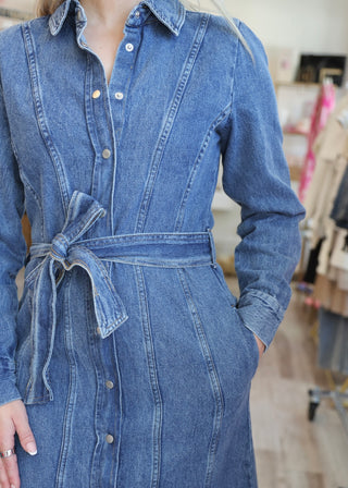 Bykapuca Dress - Mid Blue Denim