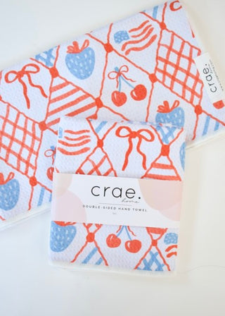 Summer Double-Sided Hand Towel