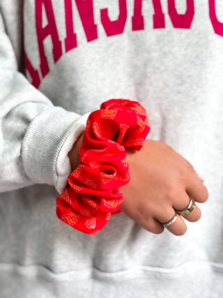 Football Oversized Scrunchy