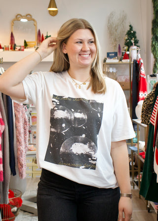 Dance More Dances City Tee - Sea Salt