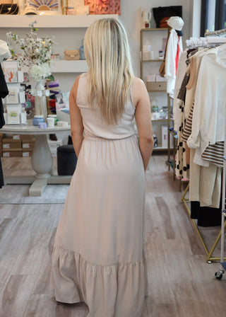 Shelby Dress - Oyster