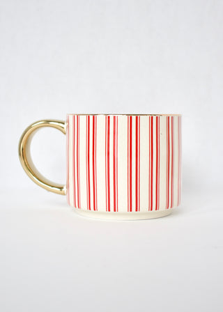Red Stripe Coffee Mug