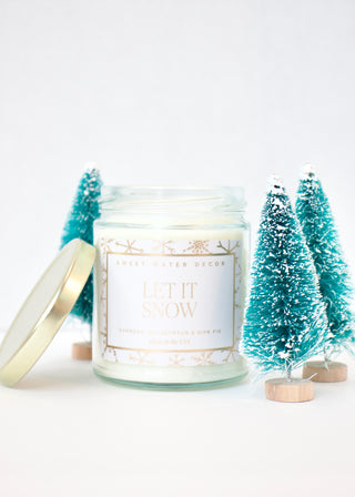 9oz Soy Candle - Let It Snow