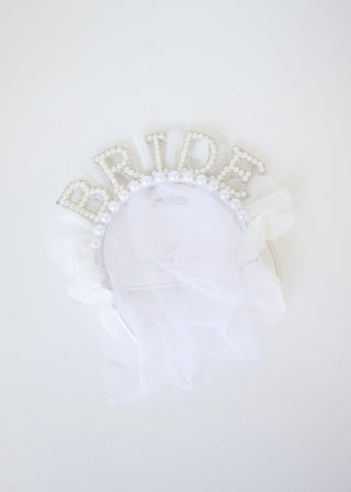 Blushing Bride Novelty Headband