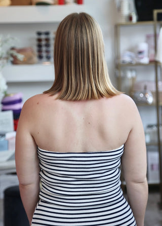 Caffari Stripe Tube Top - Eclipse