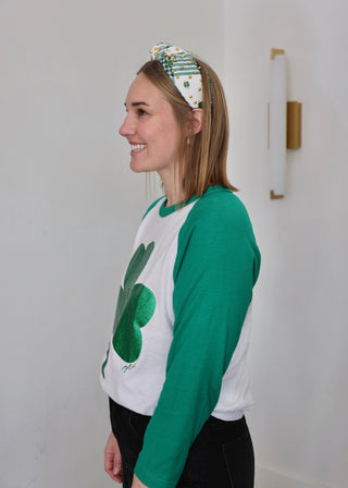 Shiny Shamrock Raglan