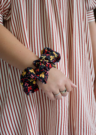 Football Oversized Scrunchy