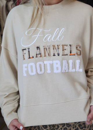 Fall Flannels Football Sweatshirt
