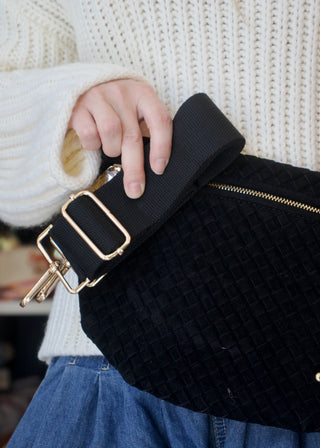 Suede Westlyn Woven Bum Bag