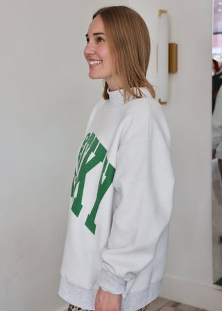 Lucky 2-Sided Mock Sweatshirt