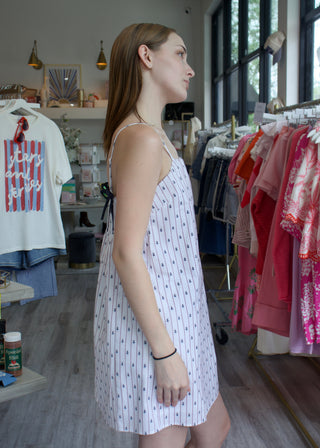 Anchor Mini Dress - White