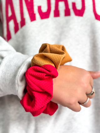 Football Oversized Scrunchy