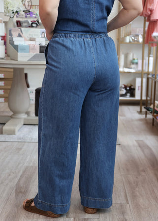 Daycation Denim Utility Pant - Deep Water