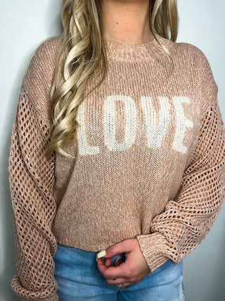 Blushing Love Sweater - Pink