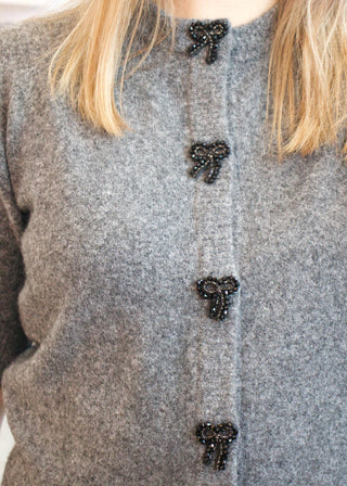 Half Sleeve Cardigan - Dark Grey