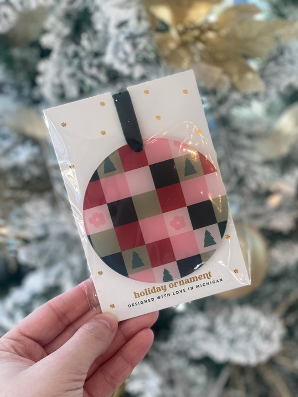 Tree Ornament - Holiday Check