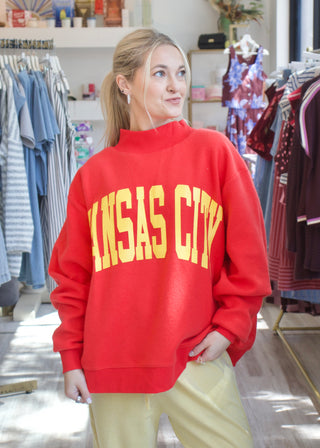 Kansas City 2-Sided Mock Sweatshirt