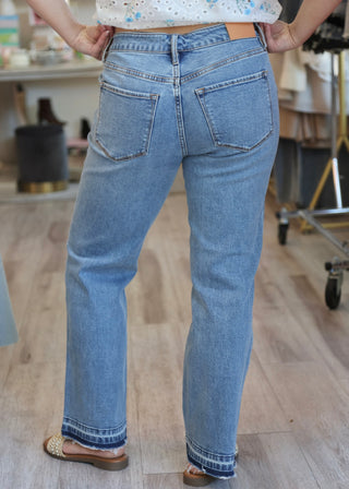 Anika Crop Flare Denim - Savannah