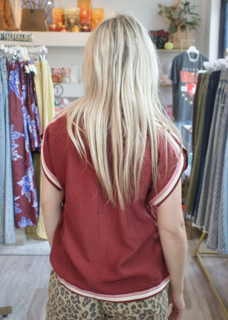 Border Basic Top - Brick