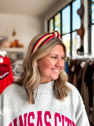 Football Knotted Headband