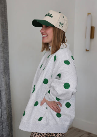 Lucky 2-Sided Mock Sweatshirt