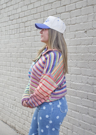 Rainbow Knit Cardigan