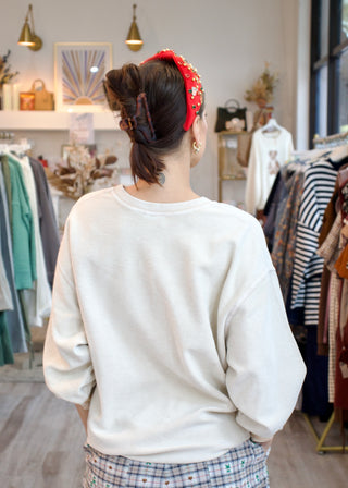 Merry Corded Pullover - Vanilla