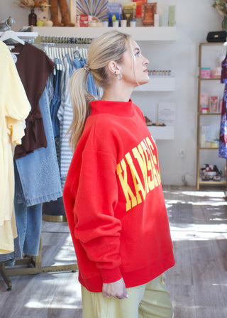 Kansas City 2-Sided Mock Sweatshirt