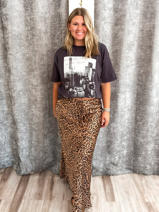 Big Apple City Tee - Black Sand