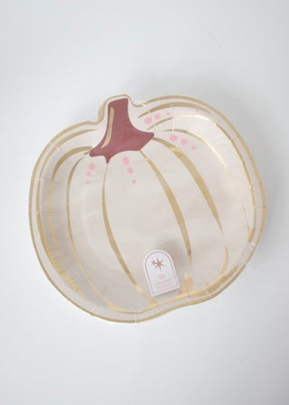 Gourdgeous Pumpkin Lunch Plates