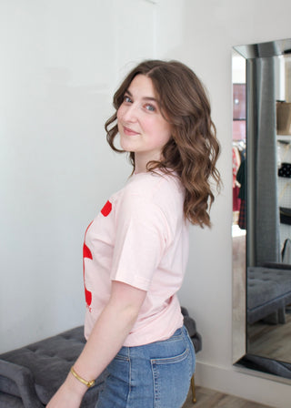 Tall Love Tee - Pink