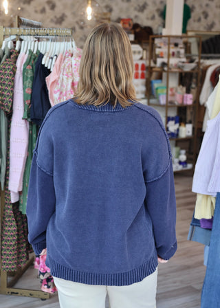 Vienna Sweater - Black Iris