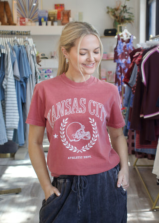 Kansas City Crest Tee - Red